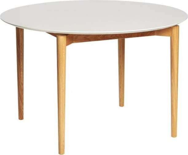 Bílý jídelní stůl Woodman Barbara