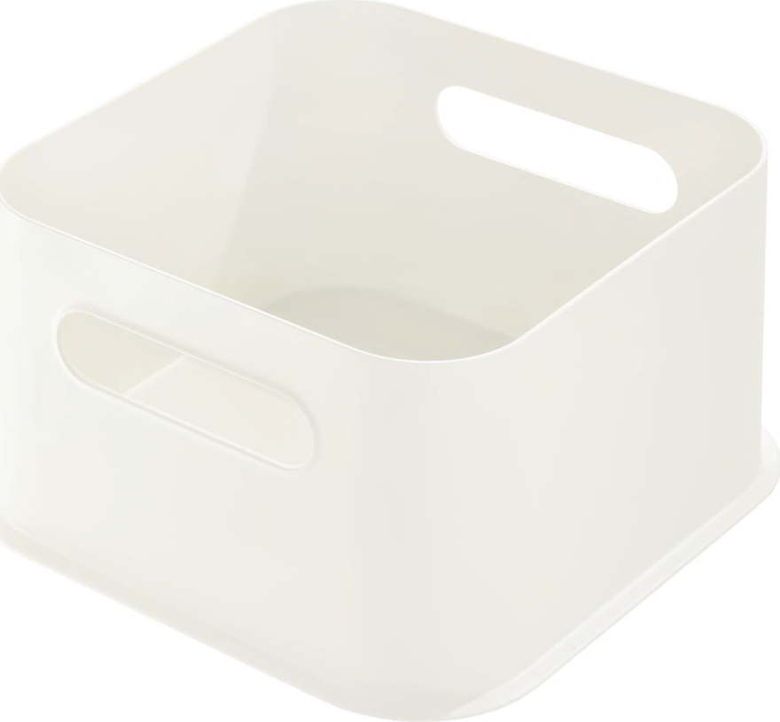 Bílý úložný box iDesign Eco Handled