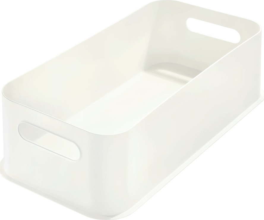 Bílý úložný box iDesign Eco Handled