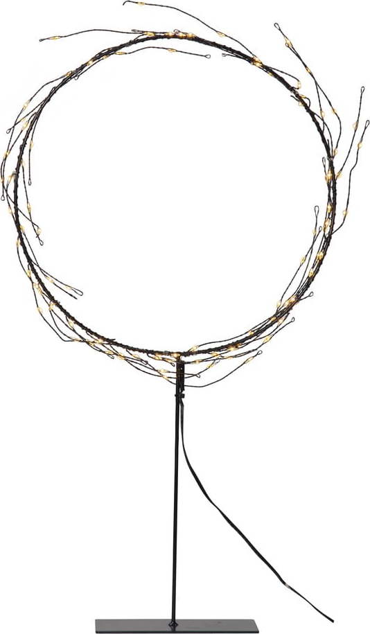 Černá světelná dekorace s vánočním motivem ø 24 cm Nike – Star Trading Star Trading