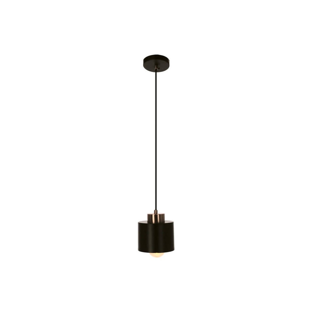 Černé kovové závěsné svítidlo ø 12 cm Olena – Candellux Lighting Candellux Lighting