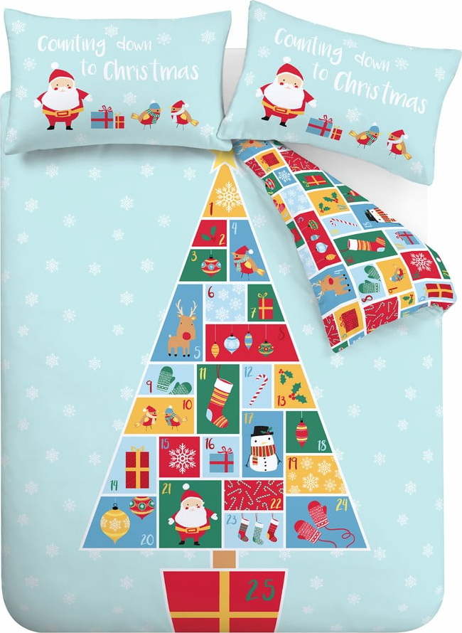 Dětské povlečení na jednolůžko 135x200 cm Countdown to Christmas – Catherine Lansfield Catherine Lansfield