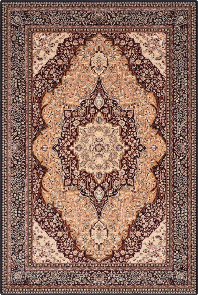 Oranžový vlněný koberec 133x180 cm Charlotte – Agnella Agnella