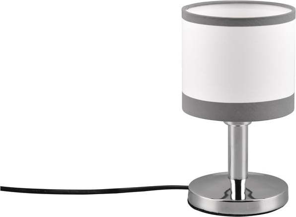 Šedá stolní lampa (výška 22 cm) Davos – Trio TRIO