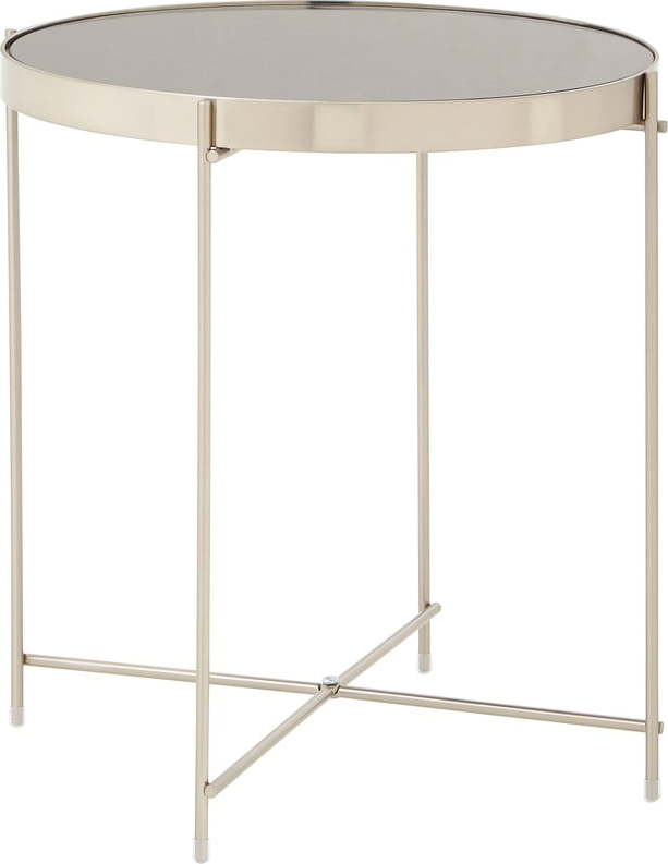 Skleněný kulatý odkládací stolek ø 43 cm Allure – Premier Housewares Premier Housewares