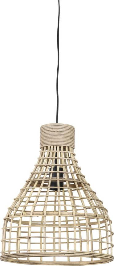Stropní svítidlo v přírodní barvě s ratanovým stínidlem ø 34 cm Puerto – Light & Living Light & Living