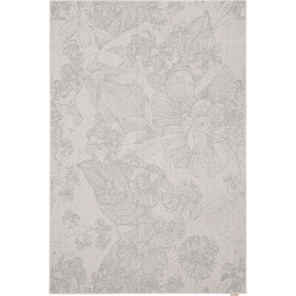 Světle šedý vlněný koberec 133x190 cm Arol – Agnella Agnella