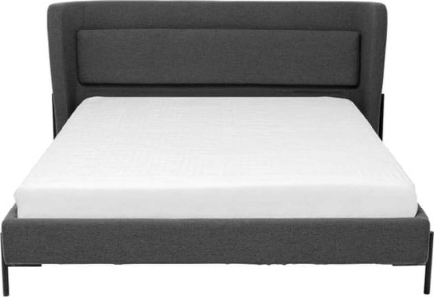Tmavě šedá čalouněná dvoulůžková postel 180x200 cm Tivoli – Kare Design Kare Design