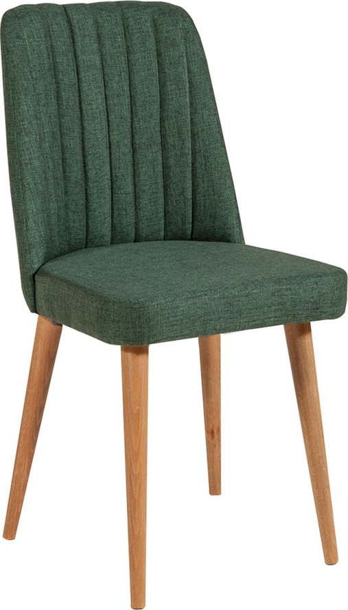 Zelená sametová jídelní židle Stormi Sandalye – Kalune Design Kalune Design