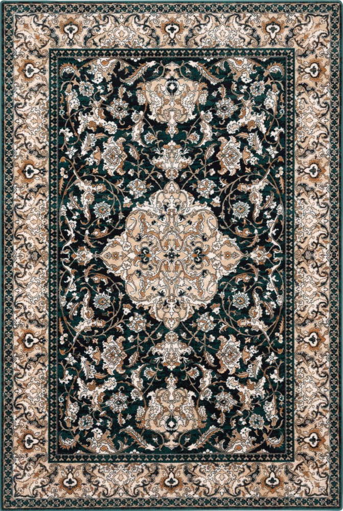 Zelený vlněný koberec 133x180 cm Lauren – Agnella Agnella