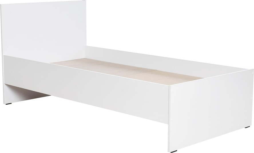 Bílá jednolůžková postel 90x190 cm KRY – Kalune Design Kalune Design