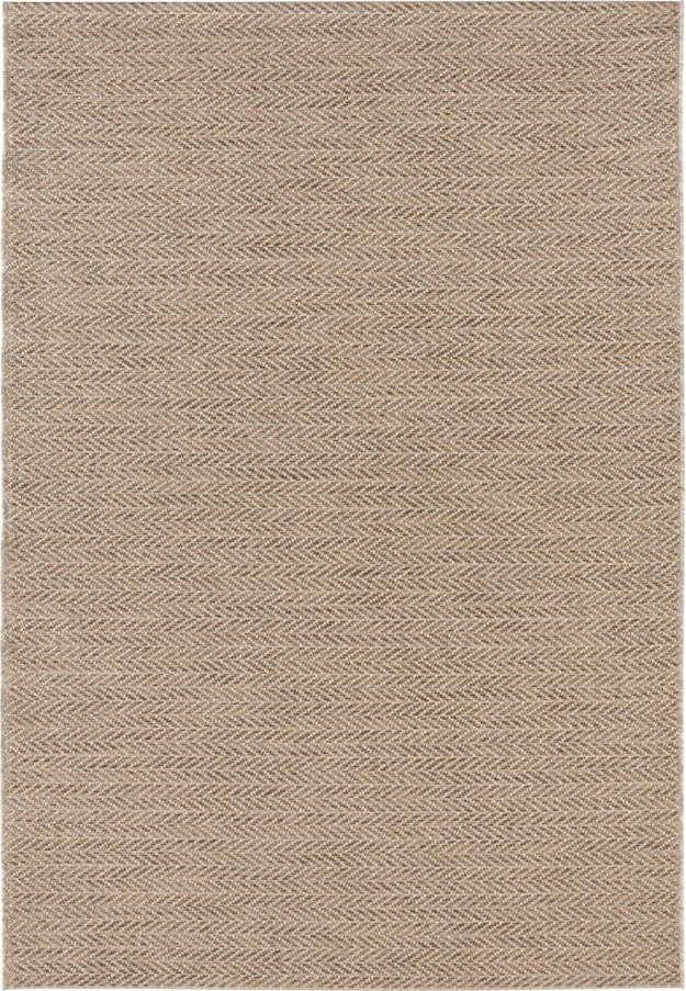 Hnědý koberec vhodný i na ven Elle Decoration Brave Caen