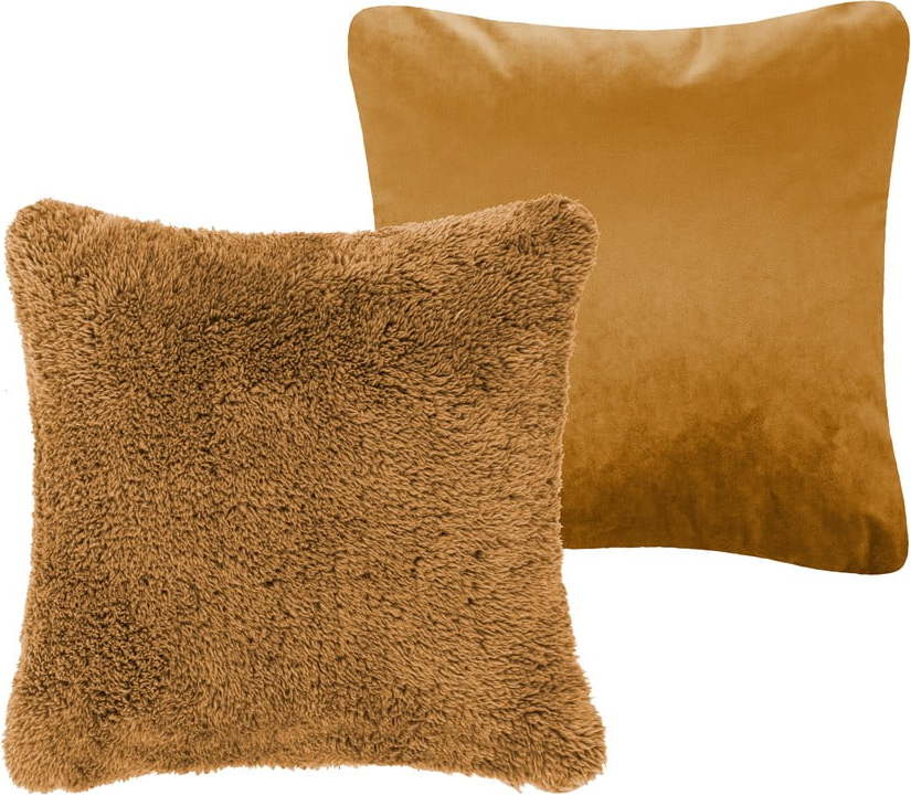 Oranžový dekorativní polštář Tiseco Home Studio Teddy