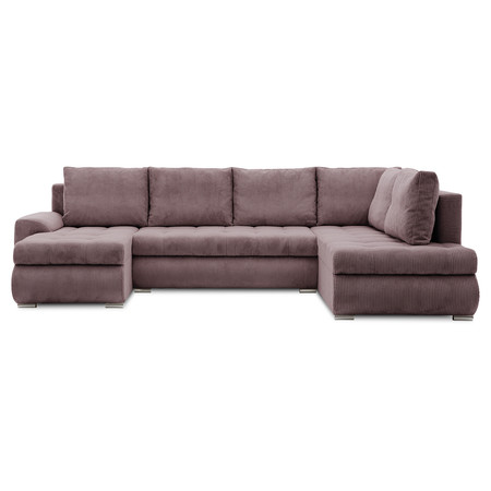 Rohová rozkládací sedací souprava TOKIO II PRO I Pravá Růžová SG-nábytek