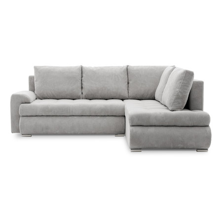 Rohová rozkládací sedací souprava TOKIO V PRO I Pravá Světle šedá SG-nábytek