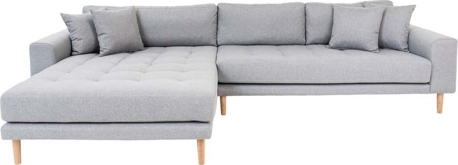 Šedá rohová pohovka (levý roh) Lido - House Nordic House Nordic