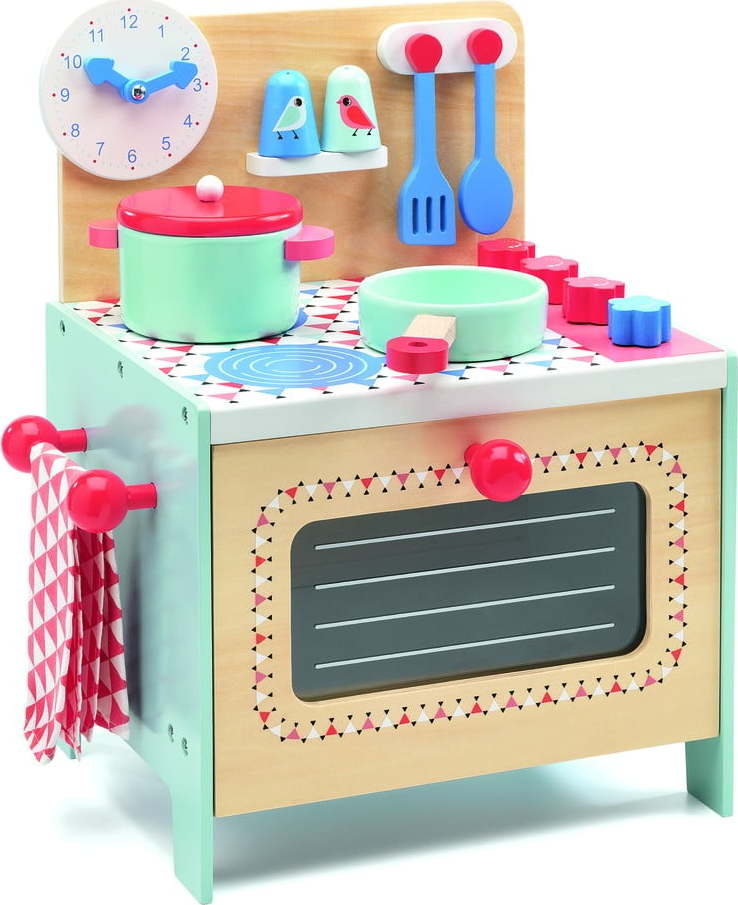 Set dětské dřevěné kuchyňky s příslušenstvím Djeco Kitchen DJECO