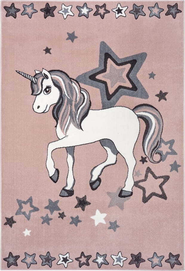 Světle růžový dětský koberec 160x230 cm New Adventures – Hanse Home Hanse Home