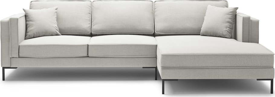 Béžová rohová pohovka Milo Casa Attilio