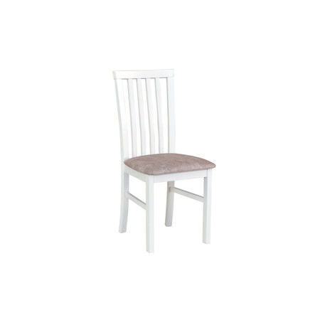 Jídelní židle MILANO 1 Bílá Tkanina 23B MIX-DREW