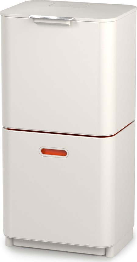 Krémově bílý koš na tříděný odpad Joseph Joseph Totem Max