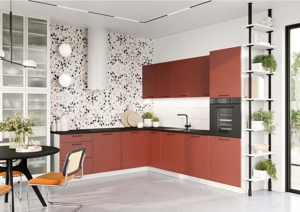 Rohová kuchyně s pracovní deskou 280 cm Milo – STOLKAR Stolkar