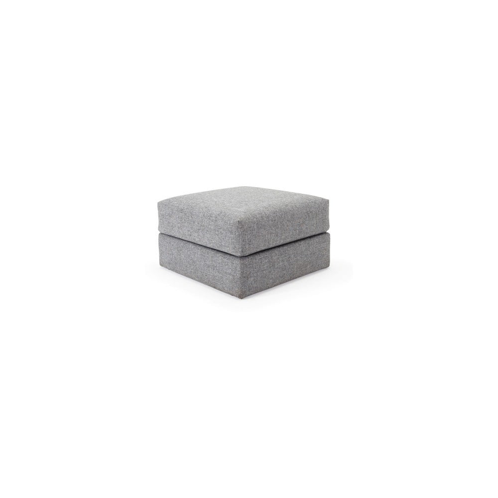 Šedá taburetka Innovation Cornila Pouf Twist Granite Innovation