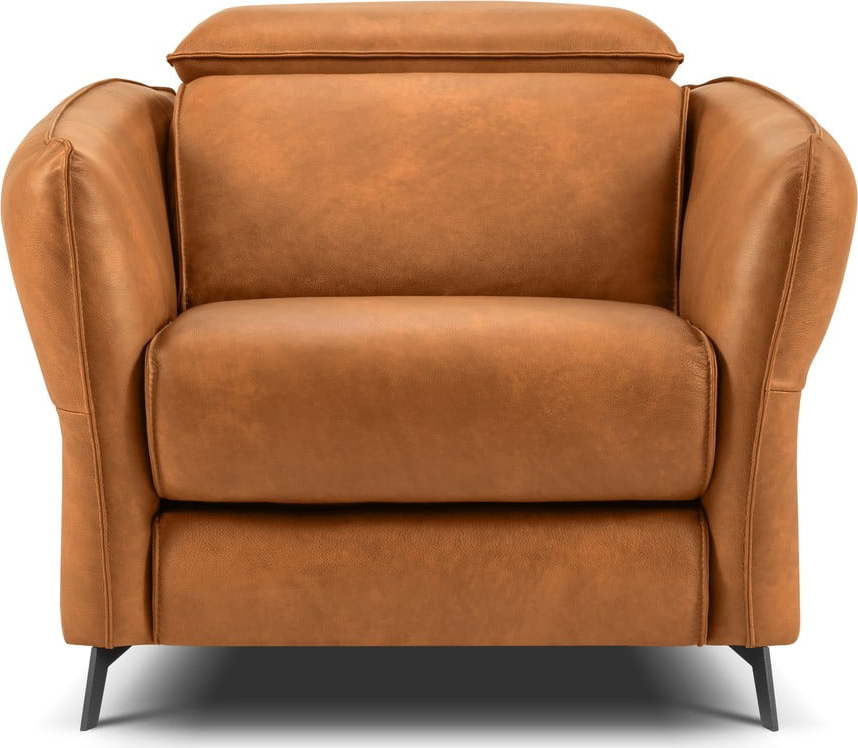 Světle hnědé kožené křeslo Hubble – Windsor & Co Sofas Windsor & Co Sofas