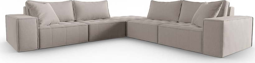 Světle šedá rohová pohovka Mike – Micadoni Home Micadoni Home