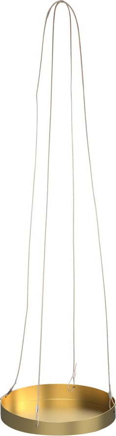 Žlutý závěs na květináč Esschert Design Scandi