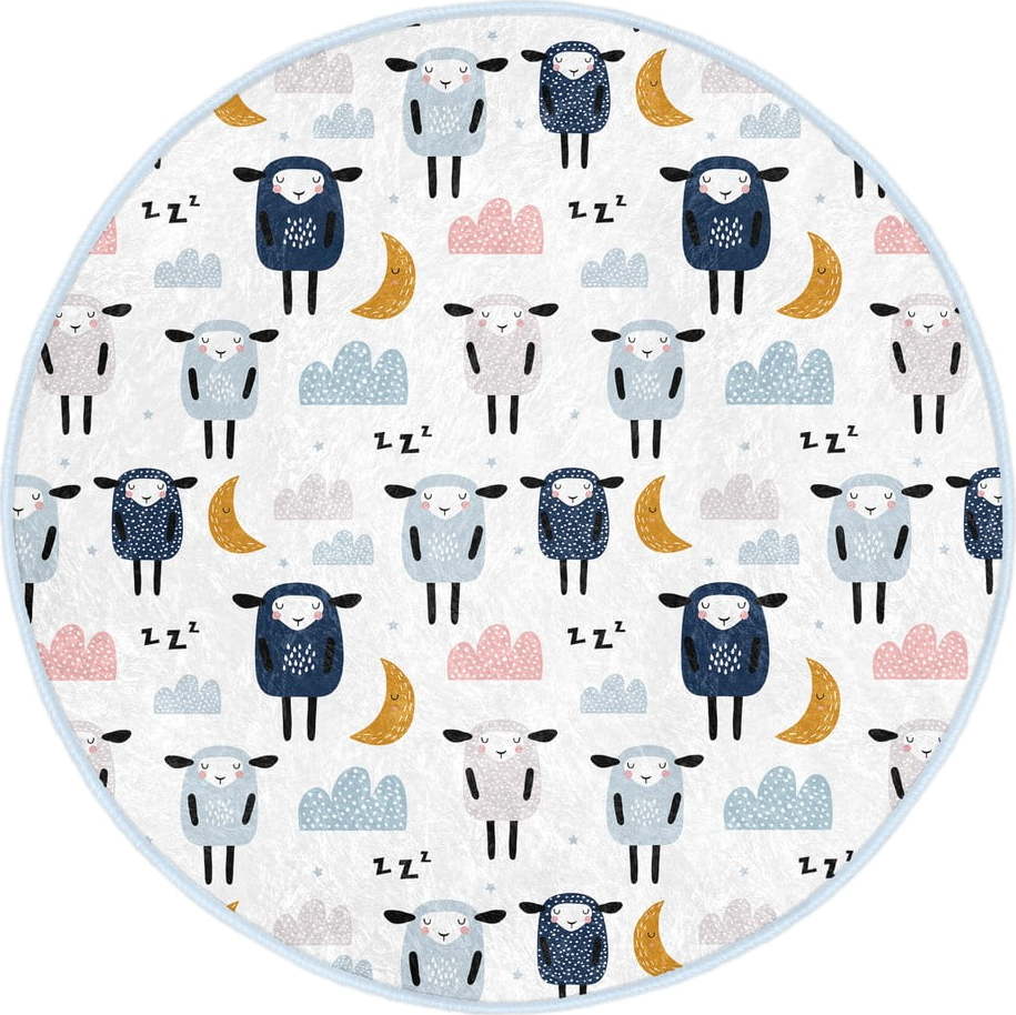 Bílý dětský koberec ø 80 cm Comfort – Mila Home Mila Home
