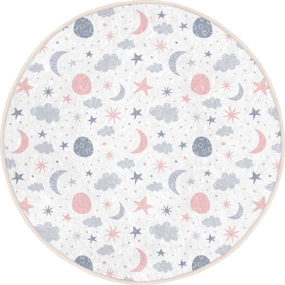 Bílý dětský koberec ø 80 cm Comfort – Mila Home Mila Home