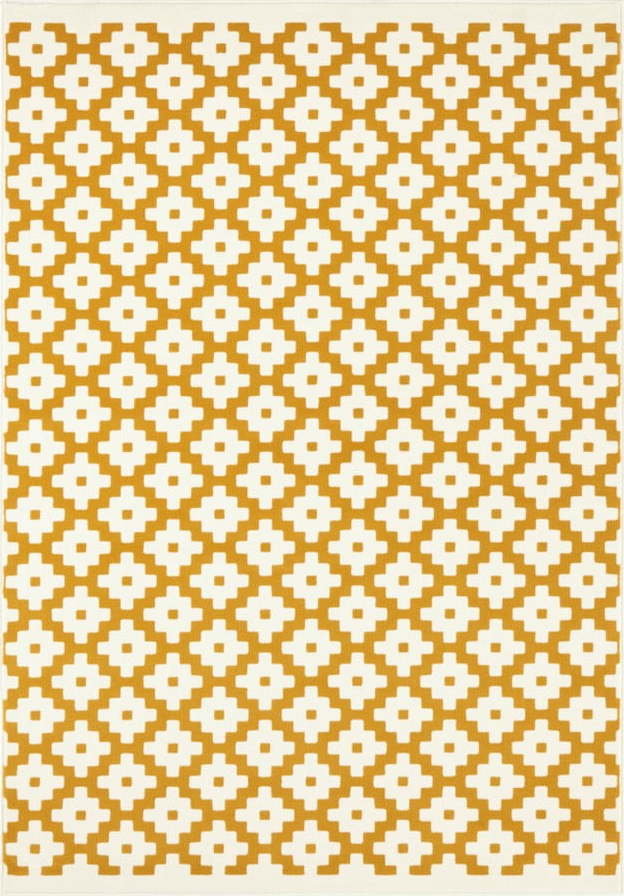 Krémovo-žlutý koberec Hanse Home Celebration Lattice