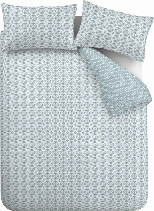 Modré povlečení na dvoulůžko 200x200 cm Sardinia – Catherine Lansfield Catherine Lansfield