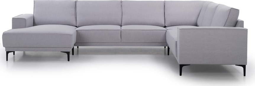 Šedá rohová pohovka (levý roh) Copenhagen – Scandic Scandic