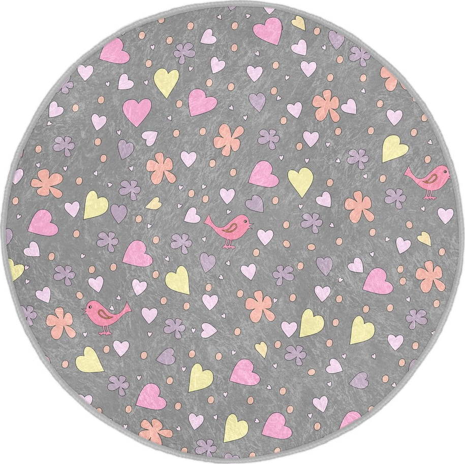 Šedý dětský koberec ø 100 cm Comfort – Mila Home Mila Home