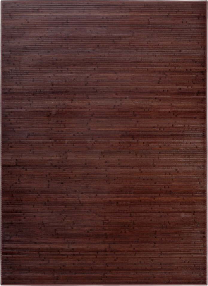 Tmavě hnědý bambusový koberec 180x250 cm – Casa Selección Casa Selección