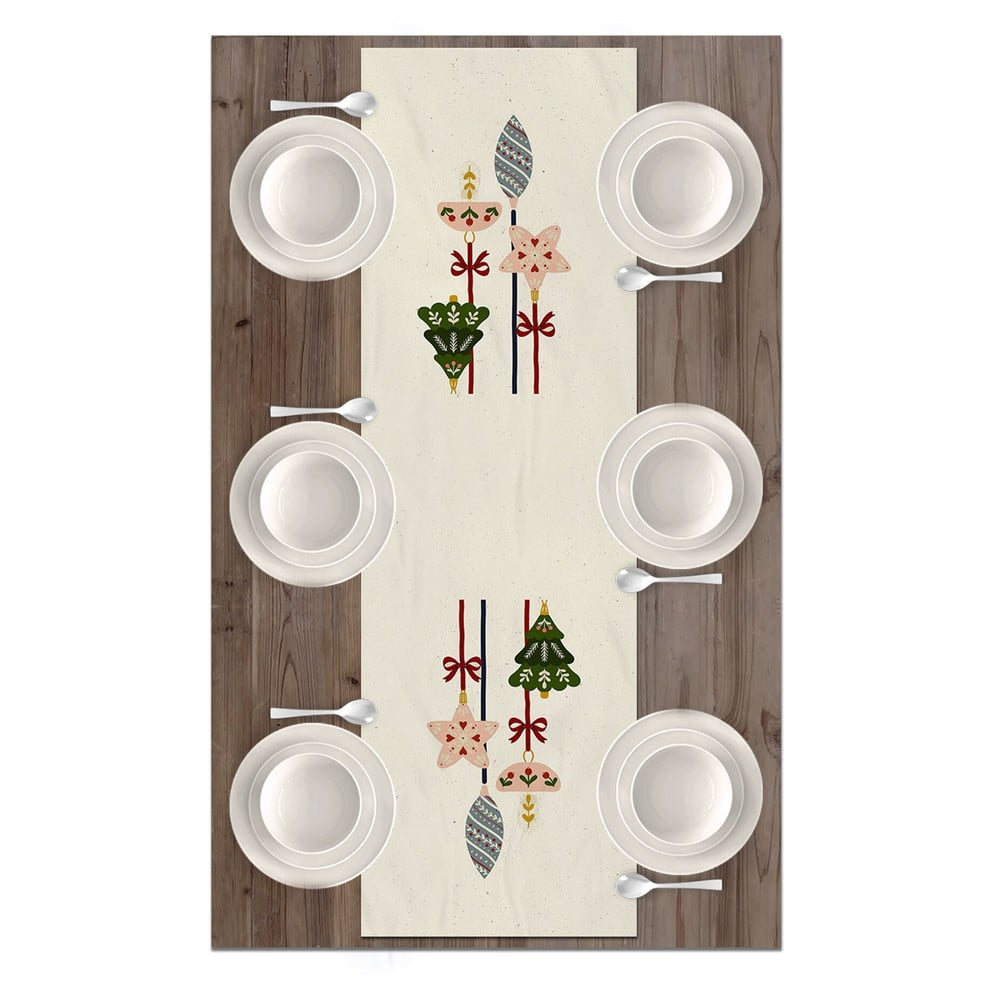 Vánoční běhoun na stůl 136x36 cm Christmas - Kate Louise Kate Louise