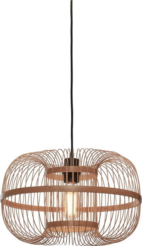 Závěsné svítidlo s bambusovým stínidlem v přírodní barvě ø 38 cm Hokkaido – Good&Mojo Good&Mojo