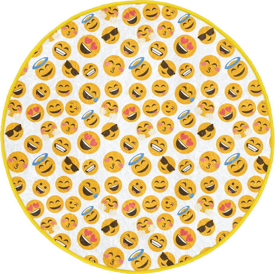 Žlutý dětský koberec ø 80 cm Comfort – Mila Home Mila Home