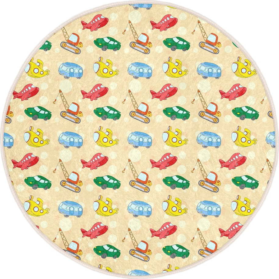 Žlutý dětský koberec ø 80 cm Comfort – Mila Home Mila Home