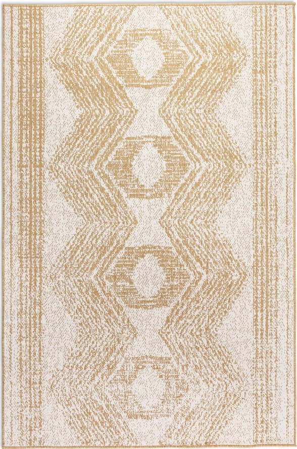 Okrově žluto-krémový venkovní koberec 160x230 cm Gemini – Elle Decoration Elle Decoration