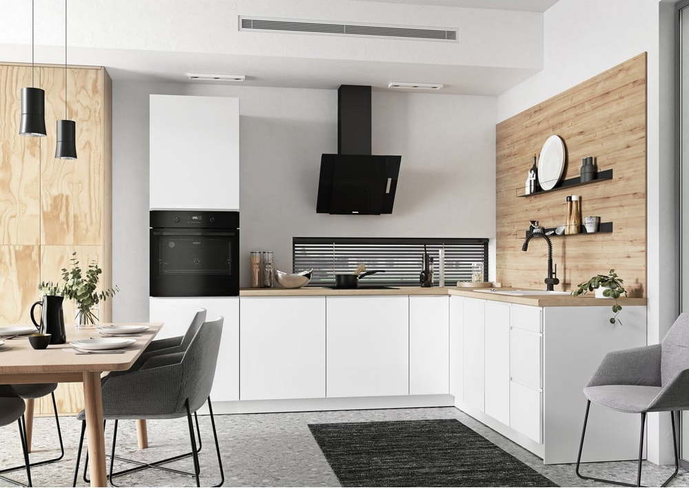 Rohová kuchyně bez pracovní desky 270 cm Amity – STOLKAR Stolkar