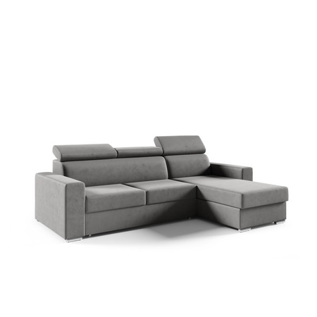 Rohová rozkládací sedací souprava ADELA Tmavě šedá Signal-nabytek