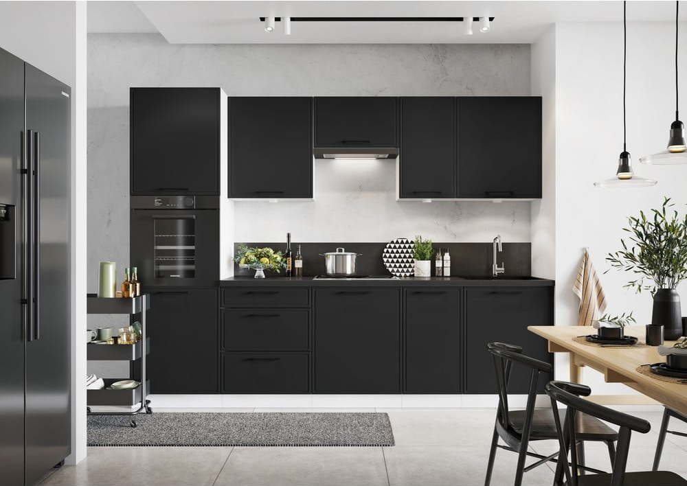 Rovná kuchyně bez pracovní desky 280 cm Aden – STOLKAR Stolkar