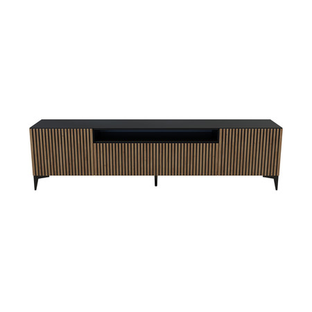 Televizní stolek RTV Cora Dub řemeslný-černá 200 cm Furniture