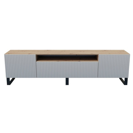 Televizní stolek RTV  Remo  200 cm Bílá - Dub artisan Furniture