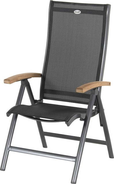Tmavě šedá kovová zahradní židle Salvatore – Hartman Hartman