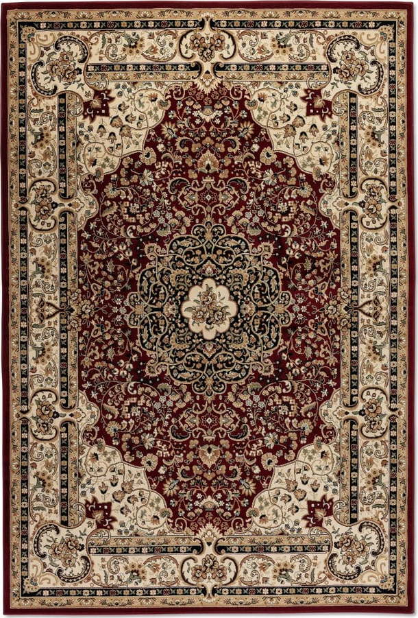 Vínovo-béžový koberec 120x170 cm Herat – Nouristan Nouristan