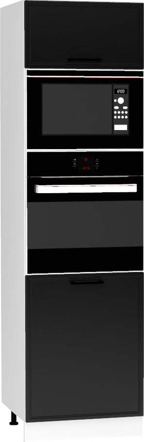 Vysoká kuchyňská skříň na vestavnou troubu a mikrovlnku (šířka 60 cm) Aden – STOLKAR Stolkar